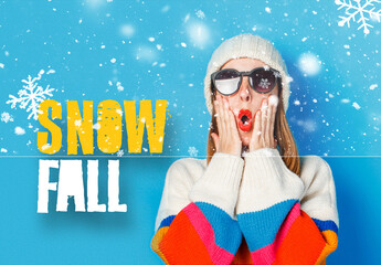 Snowfall Photo Effect