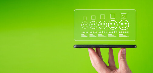 Customer reviews and feedback. Customer service satisfaction