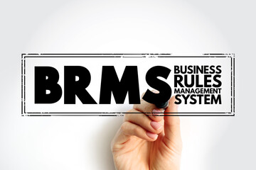 BRMS - Business Rules Management System is a software system used to define, deploy, execute,...