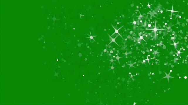 Shooting star transparent background with green screen for video editing backgrounds, special effects, virtual events, and movie production projects.
