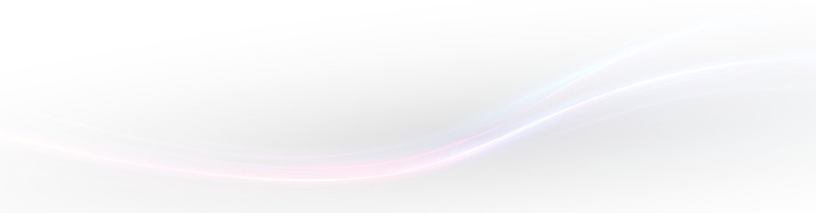 Vector glowing neon line effect with futuristic light beams and blue motion blur for digital and automobile design.