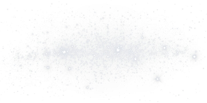 Soft white glittering png overlay with sparkling effects and a dreamy atmosphere, ideal for enhancing designs and adding a magical touch to creative projects