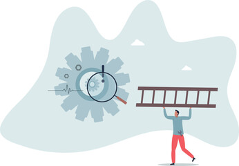 Teamwork gears as business cooperative machinery.Project development and management.life and employment of people.