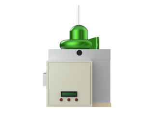 High-Tech Industrial Ultrasonic Cooling System, Mist Humidifier 3D Render Isolated Cutout. Essential Technology for Agricultural Farm Climate Control and Humidity Management Solutions PNG HD