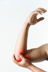 Experiencing painful elbow inflammation needs care and treatment for relief now today