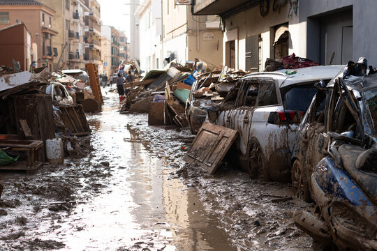 Imagen de la destrucci&oacute;n de la Dana de Valencia
