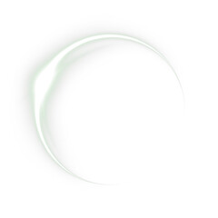 Soft green circular png overlay with smooth edges, creating a gentle light effect, ideal for enhancing images and adding a touch of elegance to designs and presentations