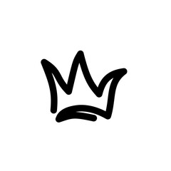 golden crown isolated on white