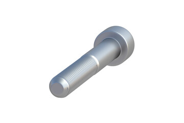 Single bolt for hexagon wrench. Hardware tool. Construction equipment. 3d render