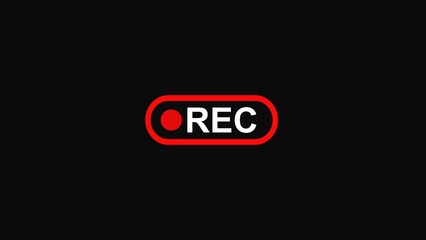 Rec recording record button studio video stream broadcasting live online