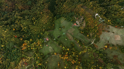 Drone Landscape of Mokra Gora Nature Park
