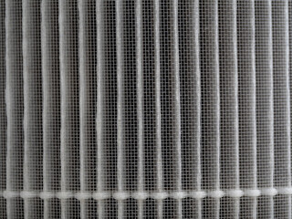 Surface of nylon mesh and filter paper in the dust filter