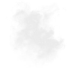 Abstract white smoke overlay with soft textures and subtle sparkles, creating a dreamy atmosphere for artistic design and creative projects with copy space