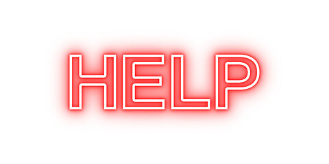 Red neon sign 