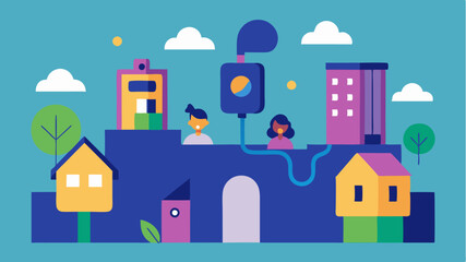 A communitydriven charging station where local artists can showcase their work on charging cabinets fostering neighborhood connectivity.