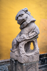 chinese lion statue