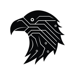 Eagle Tech Circuit Vector Illustration