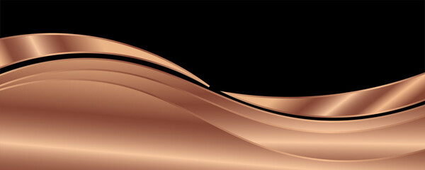 abstract modern elegant dark background with shiny gold line. luxury elegant theme design vector illustration