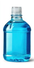 Gallon Sanitizer Refill Bottle with Alcohol Gel for Hand Hygiene on White Background