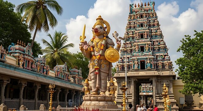 Sri Muthumariamman Temple - A Vibrant Hindu Shrine in Sri Lanka.