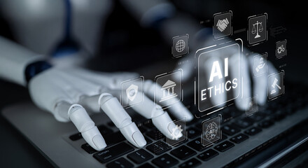 AI ethics ensures fairness, transparency, and responsibility in intelligent systems, guiding safe...