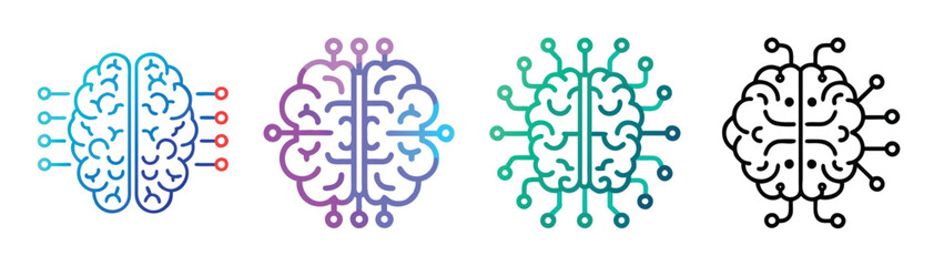 Abstract digital brain circuitry symbolizing artificial intelligence and cognitive networks
