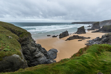 Bedruthan steps Cornwall