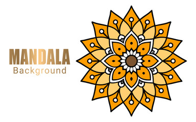 Luxury Colorful Islamic Mandala Background Design