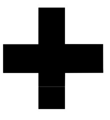 Obraz premium Symbol Illustrates Healthcare in a Medical Setting