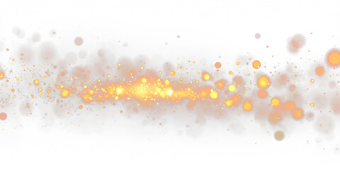 Festive texture with glistering effect black and yellow dust sparkle explosion stardust rain...