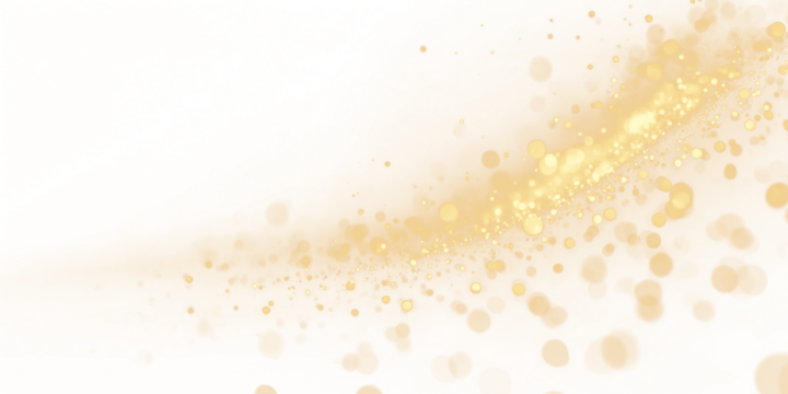 Festive gold sparkles explode with shimmering confetti and glowing particles. Perfect for holiday, party, or celebration designs as PNG overlays. Adds magical shine and luxurious motion.