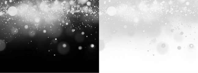 Png magic glitter card with golden glow sparkle light confetti party stardust white background. lamorous gold and silver sparkles create a magical, retro night atmosphere. © ikril