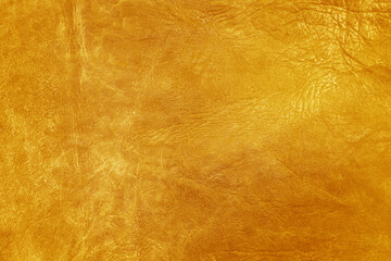 Beautiful golden background with leather texture