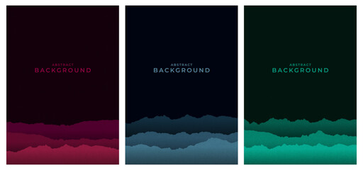 Abstract textured backgrounds. Mountain landscape concept. Minimalist, textured, and elegant design. Vector