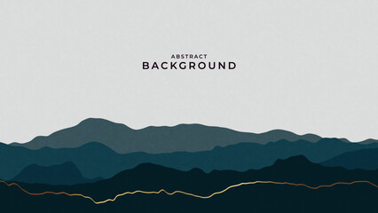 Elegant design with abstract shapes and a landscape concept. Ideal for product design, covers, labels, and corporate backgrounds. Vector illustration