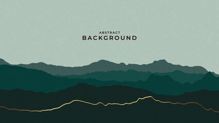 Elegant design with abstract shapes and a landscape concept. Ideal for product design, covers, labels, and corporate backgrounds. Vector illustration