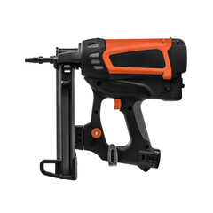 Fototapeta premium Cordless Nail Gun with Black and Orange Modern Design