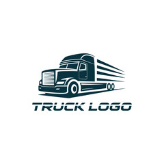 Modern Truck Logo Design for Transport, Logistics, and Delivery Company