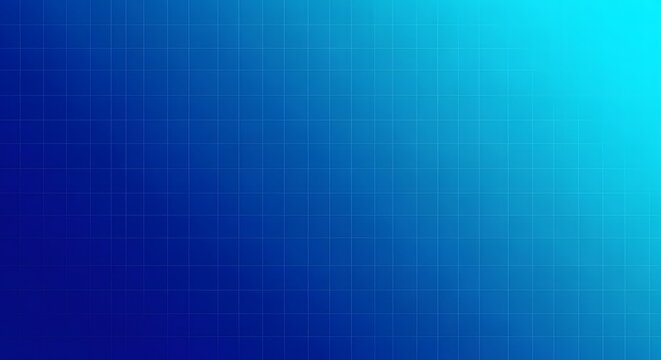 Abstract blue grid pattern with gradient background, representing technology, data, and connectivity in a digital world