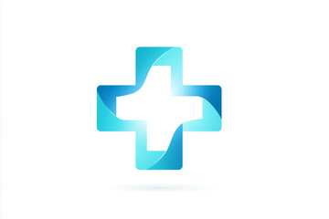 Medizinisches Kreuz-Symbol – modernes Logo für Gesundheit, Klinik und Pharmazie