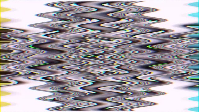 Abstract background with wavy lines and distorted colors, tv glitch