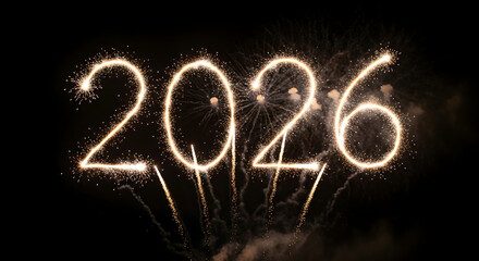 New Year 2026 Sparkler Celebration