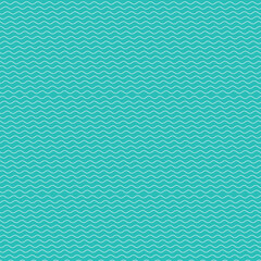 Seamless Wavy Line Pattern on Teal Background – Minimal Abstract Wave Texture