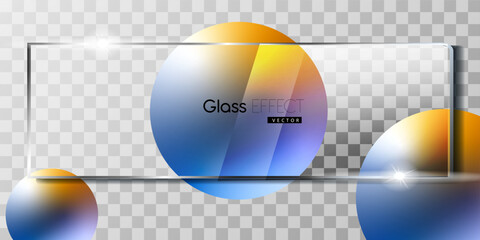Glossy glass effect 