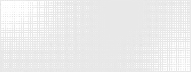 Abstract halftone dotted background with gray gradient and mesh texture. Futuristic digital wallpaper, tech pattern design for AI, cyber, data and network. Modern dotted backdrop for template 