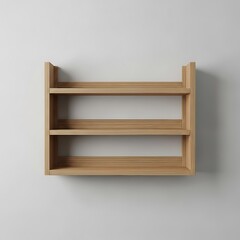 Wooden Spice Rack - Minimalist Kitchen Storage Solution.