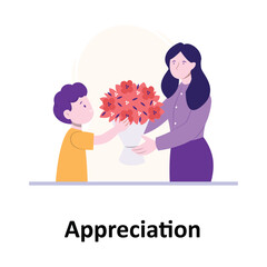 Appreciation Vector Illustration Which can easily edit or modify