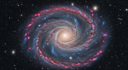 Whirlpool Galaxy - A Stunning Spiral in the Constellation Canes Venatici.