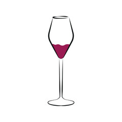 Glass Of Wine Doodle