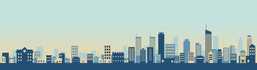 Obraz premium 都会の街並み